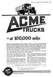 1920 Acme Truck Classic Ad