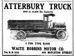 1911 Atterbury Truck Classic Ad