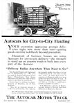 1917 Autocar Truck Classic Ad