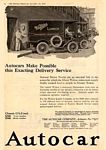 1919 Autocar Truck Classic Ad