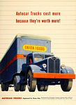 1947 Autocar Truck Classic Ad