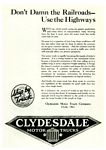 1920 Clydesdale Truck Classic Ads