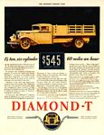 1933 Diamond T Truck Classic Ad