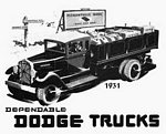 1931 Dodge Truck Classic Ad