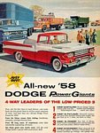 1958 Dodge Truck Classic Ad