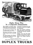 1919 Duplex Trucks Classic Ads