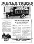 1920 Duplex Trucks Classic Ads