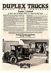 1921 Duplex Trucks Classic Ads