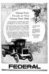 1917 Federal Trucks Classic Ads