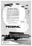 1917 Federal Trucks Classic Ads