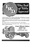 1916 FWD Four Wheel Drive Trucks Classic Ads