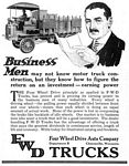 1917 FWD Four Wheel Drive Trucks Classic Ads