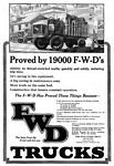 1919 FWD Four Wheel Drive Trucks Classic Ads