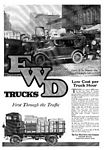 1919 FWD Four Wheel Drive Trucks Classic Ads