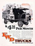 1919 FWD Four Wheel Drive Trucks Classic Ads