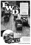 1919 FWD Four Wheel Drive Trucks Classic Ads
