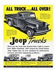 1947 Willys Overland Willys-Knight Jeep Truck Company Classic Ads