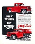 1948 Willys Overland Willys-Knight Jeep Truck Company Classic Ads