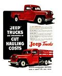 1948 Willys Overland Willys-Knight Jeep Truck Company Classic Ads