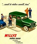 1950 Willys Overland Willys-Knight Jeep Truck Company Classic Ads