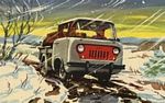 1956 Willys Overland Willys-Knight Jeep Truck Company Classic Ads