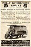 1919 Kelly Springfield Truck Company Classic Ads