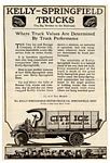 1919 Kelly Springfield Truck Company Classic Ads