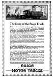 1919 Paige Motor Truck Company Classic Ad