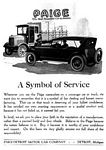 1919 Paige Motor Truck Company Classic Ad