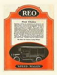 1920 REO Motor Car Company Truck Classic Ads