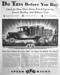 1929 REO Motor Car Company Truck Classic Ads