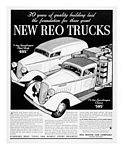 1934 REO Motor Car Company Truck Classic Ads