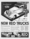 1934 REO Motor Car Company Truck Classic Ads