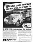 1935 REO Motor Car Company Truck Classic Ads