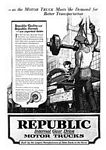 1917 Republic Motor Truck Company - Trucks Classic Ads