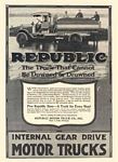 1917 Republic Motor Truck Company - Trucks Classic Ads