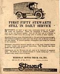 1921 Stewart Motor Trucks Classic Ads