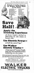 1923 Walker Electric Truck Company Classic Ads