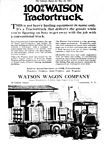 1917 Watson Wagon Company - Watson Trucks Classic Ads