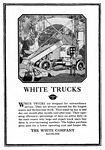 1918 The White Company - White Trucks Classic Ads