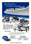 1957 The White Company - White Trucks Classic Ads
