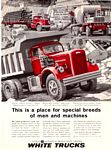 1961 The White Company - White Trucks Classic Ads