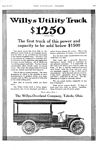 1913 Willys Overland Willys-Knight Jeep Truck Company Classic Ads