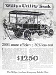 1913 Willys Overland Willys-Knight Jeep Truck Company Classic Ads