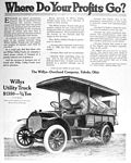 1914 Willys Overland Willys-Knight Jeep Truck Company Classic Ads