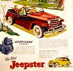 1950 Willys Overland Willys-Knight Jeep Truck Company Classic Ads