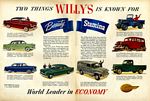 1953 Willys Overland Willys-Knight Jeep Truck Company Classic Ads