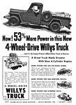 1954 Willys Overland Willys-Knight Jeep Truck Company Classic Ads